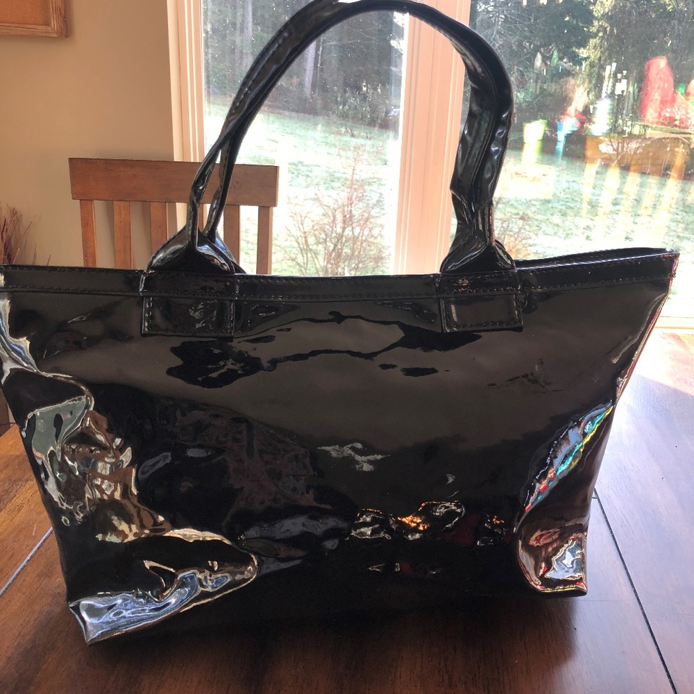 Marc Jacobs Black Patent 100% Cow Leather Tote - Picture 8 of 8
